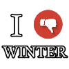 I HATE WINTER | Thumbs down