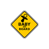 Baby on board fashion design