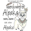 Alpaca Always be yourself