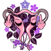 Flowers Uterus Pro-Choice