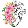 Heart And Flowers