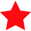 Red star symbol of communism