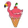 Flamingo Waffeleis