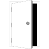 door - Safe door black-white