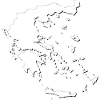 Greece map as an outline