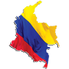 Bandera Real Colombia - Mapa de la bandera