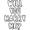 will you marry me