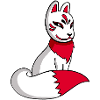 Kawaii manga white fox