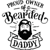 Fier propriétaire d'un papa barbu