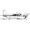 Propeller aircraft b / w