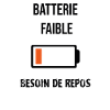 BATTERIE FAIBLE