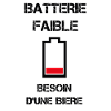 Batterie faible