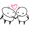 Couples love heart
