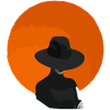 Woman with hat
