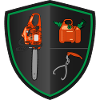 Heraldic shield - Chainsaw