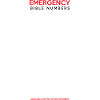 Numéros d'urgence de la bible