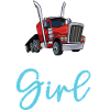 Trucker Girl Driver gave Lady Wife