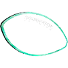 Football Silhouette Gradient