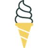 Macaroni - ice cream cone