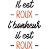 Il est roux l'bonheur