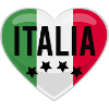 Italien Herz italienisch Italien Flagge