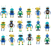 Little Robots, small funny robots