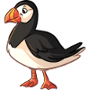 Cute puffin children gifts arctic