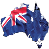 Real Australia Flag - Flag Map