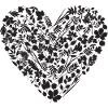 Heart from leaves
