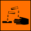 Caustic symbol