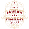 20e anniversaire Mars 2003