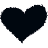 Heart burning black