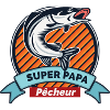 T-shirt super papa pêcheur