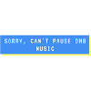Sorry, Can't Pause DnB Music