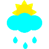 sun rain cloud