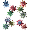 Trachtendesign mit buntem Edelweiss /