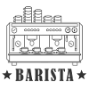 Barista espresso machine espresso coffee gift