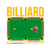 Funny billiards saying design