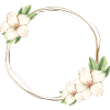 Cercle floral personnalisable