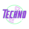 Techno Disque de néon