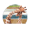 Girafe Mère Saint-Valentin cadeau