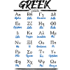 Greek Alphabet Letters Learning