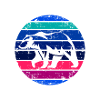 Retro Polarbär Eisbären