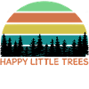 Happy little Trees Sunset