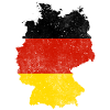 Germany map flag gift