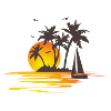 Palm vacation vacation summer gift