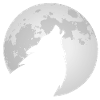 Wolf heult den Mond an