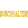 Durchhalten