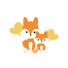 cute foxes