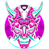 retro samurai robot